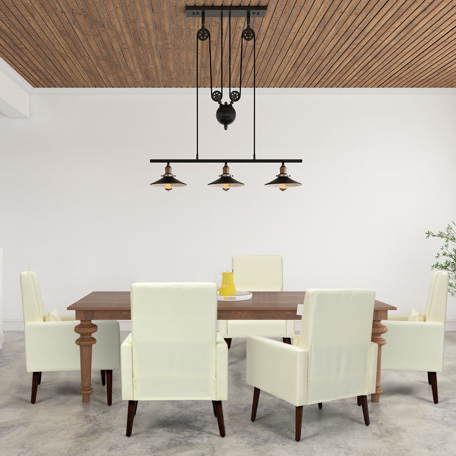 2-In-1 Fabric Rocking Chair With Pillow, Beige Accent Chairs at Gallery Canada