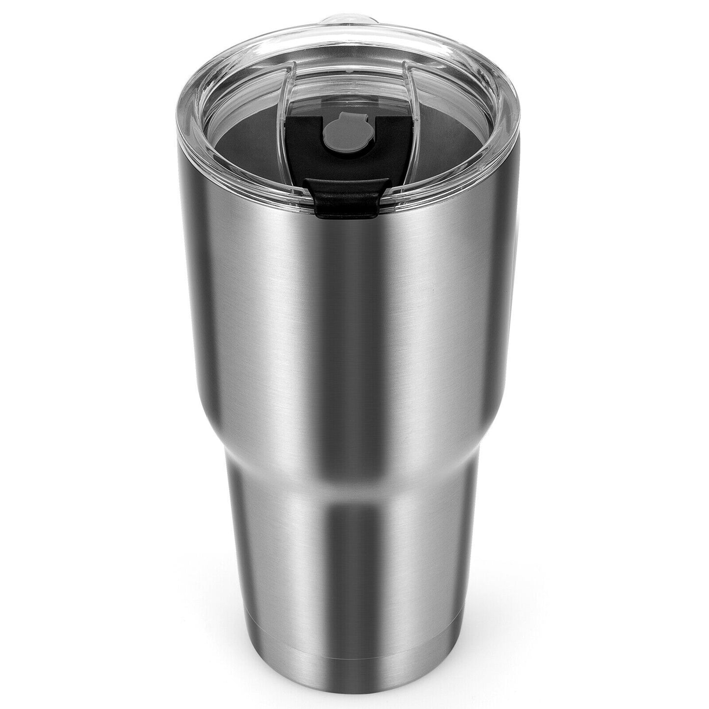 30oz Stainless Steel Tumbler, Vacuum Insulated Mug With Lid, Silver Kitchen Appliances at Gallery Canada