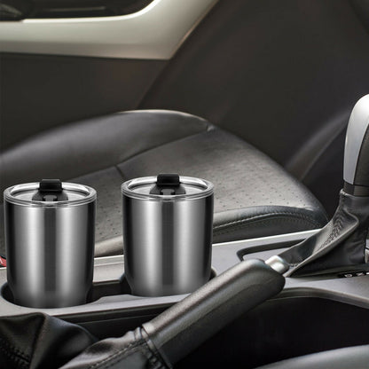30oz Stainless Steel Tumbler, Vacuum Insulated Mug With Lid, Silver Kitchen Appliances at Gallery Canada