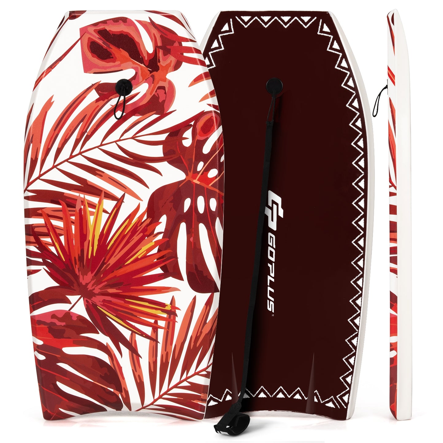 37 Inch Lightweight Surfboard With Fin EPS Core, Red Surfing Red at Gallery Canada