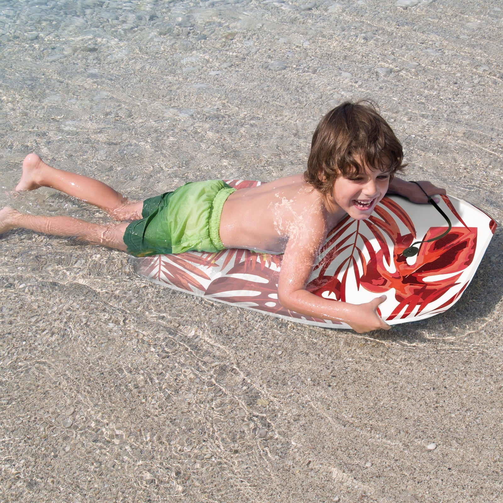 37 Inch Lightweight Surfboard With Fin EPS Core, Red Surfing at Gallery Canada