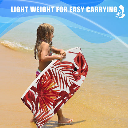 37 Inch Lightweight Surfboard With Fin EPS Core, Red Surfing at Gallery Canada