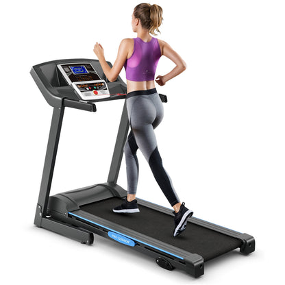 2.25 HP Folding Electric Treadmill, LCD Display, Black Treadmills at Gallery Canada