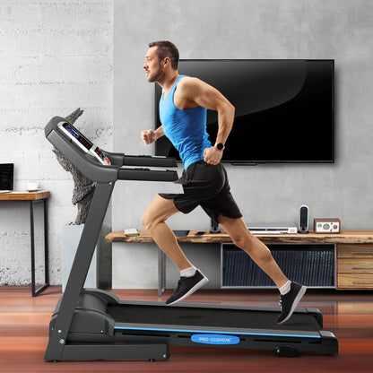 2.25 HP Folding Electric Treadmill, LCD Display, Black Treadmills at Gallery Canada