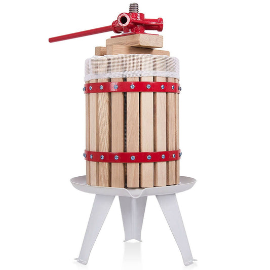 1.6 Gallon Fruit Wine Press Cider Juice Maker Tool, Natural Juicers & Coffee Machines Natural at Gallery Canada