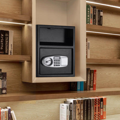 Digital Deposit Safe Box, Front Drop, Black Safe Box at Gallery Canada