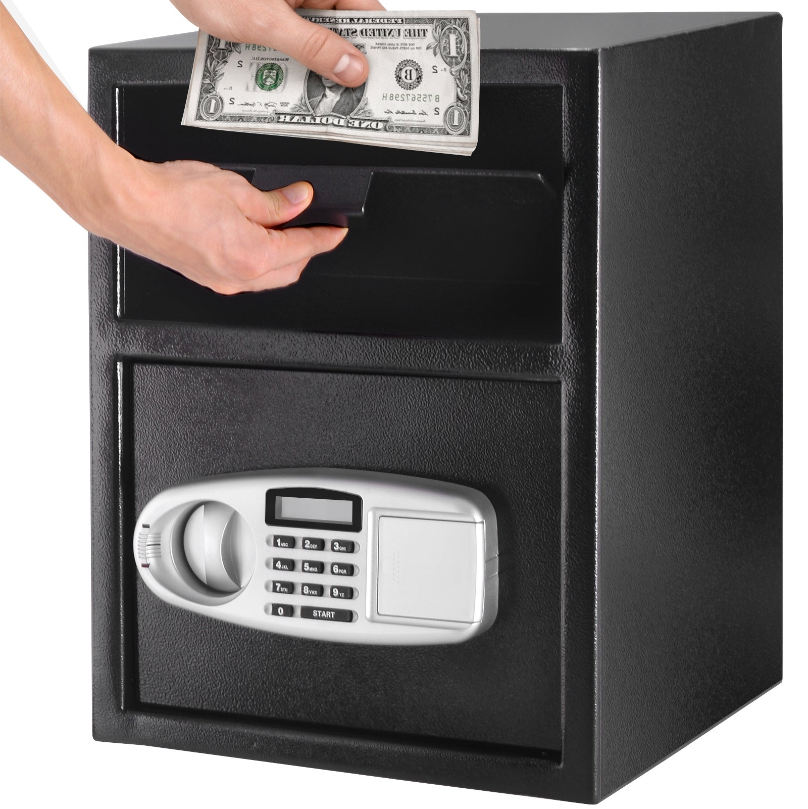 Digital Deposit Safe Box, Front Drop, Black Safe Box at Gallery Canada