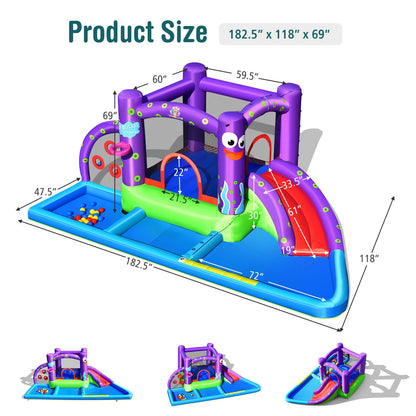 Inflatable Water Slide Castle Bounce House at Gallery Canada