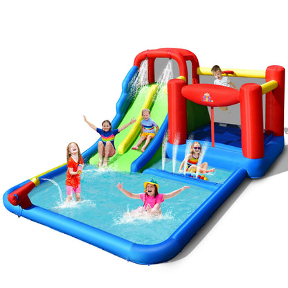 Inflatable Water Slide With Ocean Balls, Kids, No Blower Bounce House at Gallery Canada
