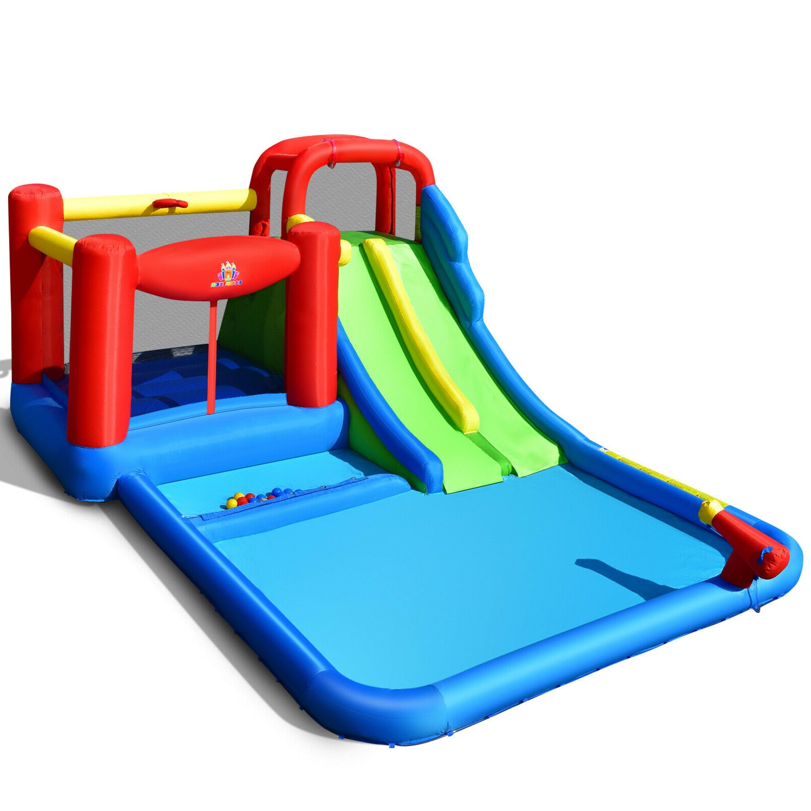 Inflatable Water Slide With Ocean Balls, Kids, No Blower Bounce House at Gallery Canada