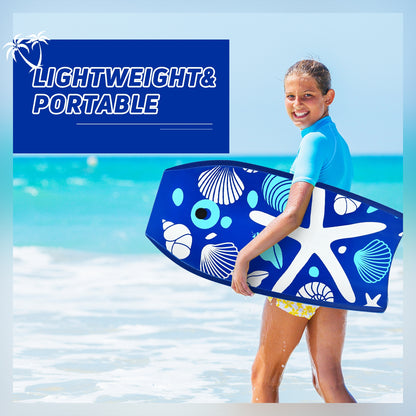 41 Inch Lightweight Portable Bodyboard, Blue Surfing at Gallery Canada
