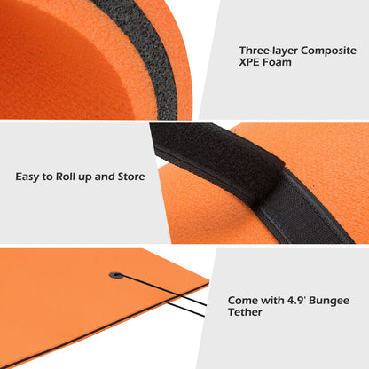 3 Layer Water Floating Pad, Orange Swimming at Gallery Canada