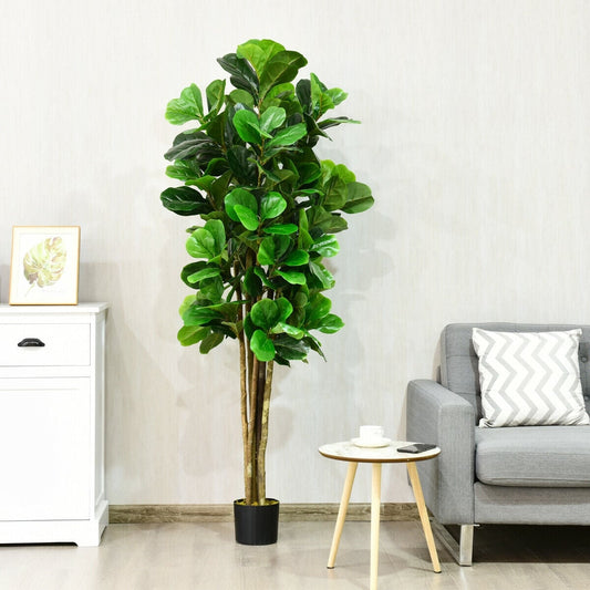 6-Feet Artificial Indoor-Outdoor Home Decorative Planter, Green Faux Plants Green at Gallery Canada