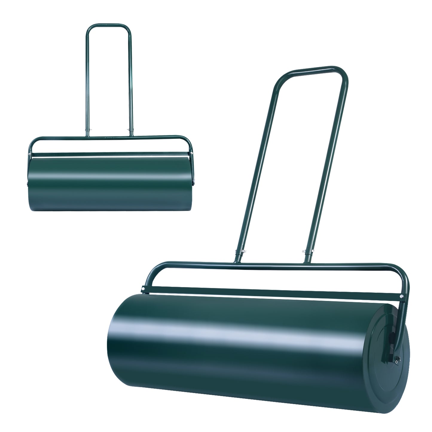36 x 12 Inches Tow Lawn Roller, Water Filled Metal Push Roller, Green Lawn Care Tools at Gallery Canada