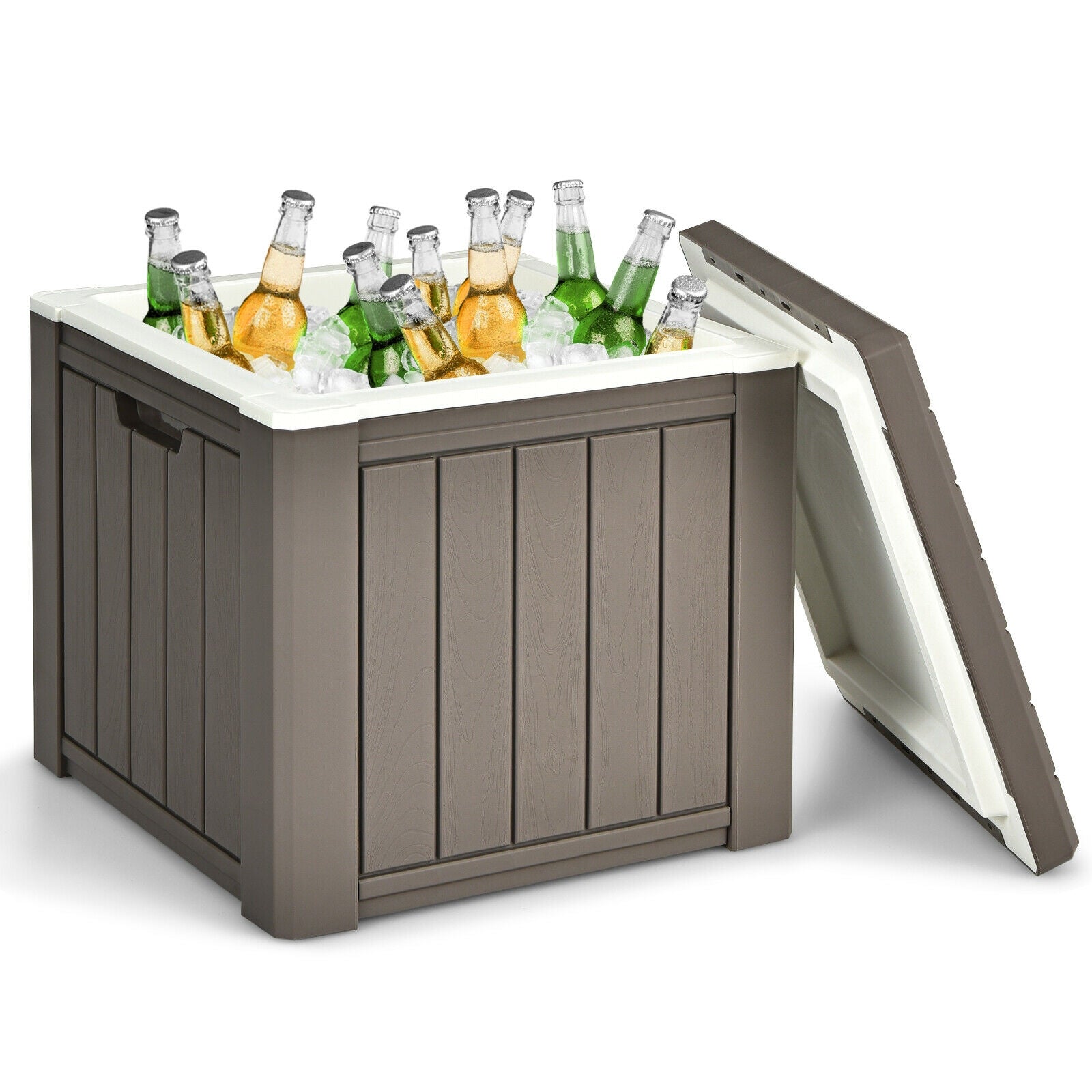 10 Gallon Storage Cooler, For Picnic And Outdoor, Brown Coolers at Gallery Canada