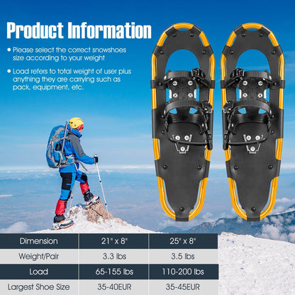 Lightweight Terrain Snowshoes, 25 Inches, Golden Winter Sports & Activities at Gallery Canada