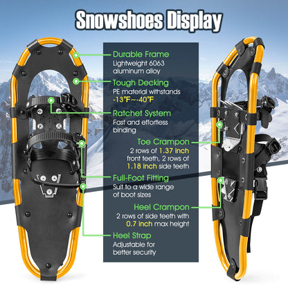 Lightweight Terrain Snowshoes, 25 Inches, Golden Winter Sports & Activities at Gallery Canada