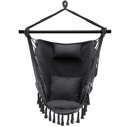 Hanging Rope Swing Chair, Gray Hammocks at Gallery Canada