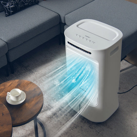 4-In-1 Portable Evaporative Air Cooler, Timer, 3 Modes, White Air Coolers White at Gallery Canada