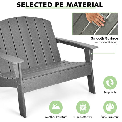 HDPE Patio Adirondack Chair, Gray Adirondack Chairs at Gallery Canada