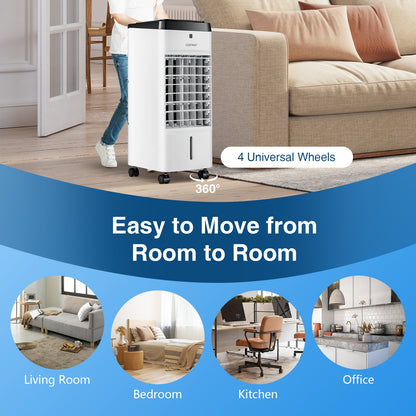 3-In-1 Evaporative Air Cooler, 4 Modes, White Air Coolers at Gallery Canada
