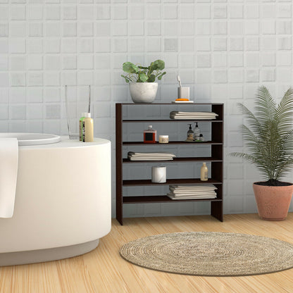 3 Piece Stackable Multi-Shape Shoe Rack, 31-Inch, Brown Shoe Racks & Storage Benches at Gallery Canada