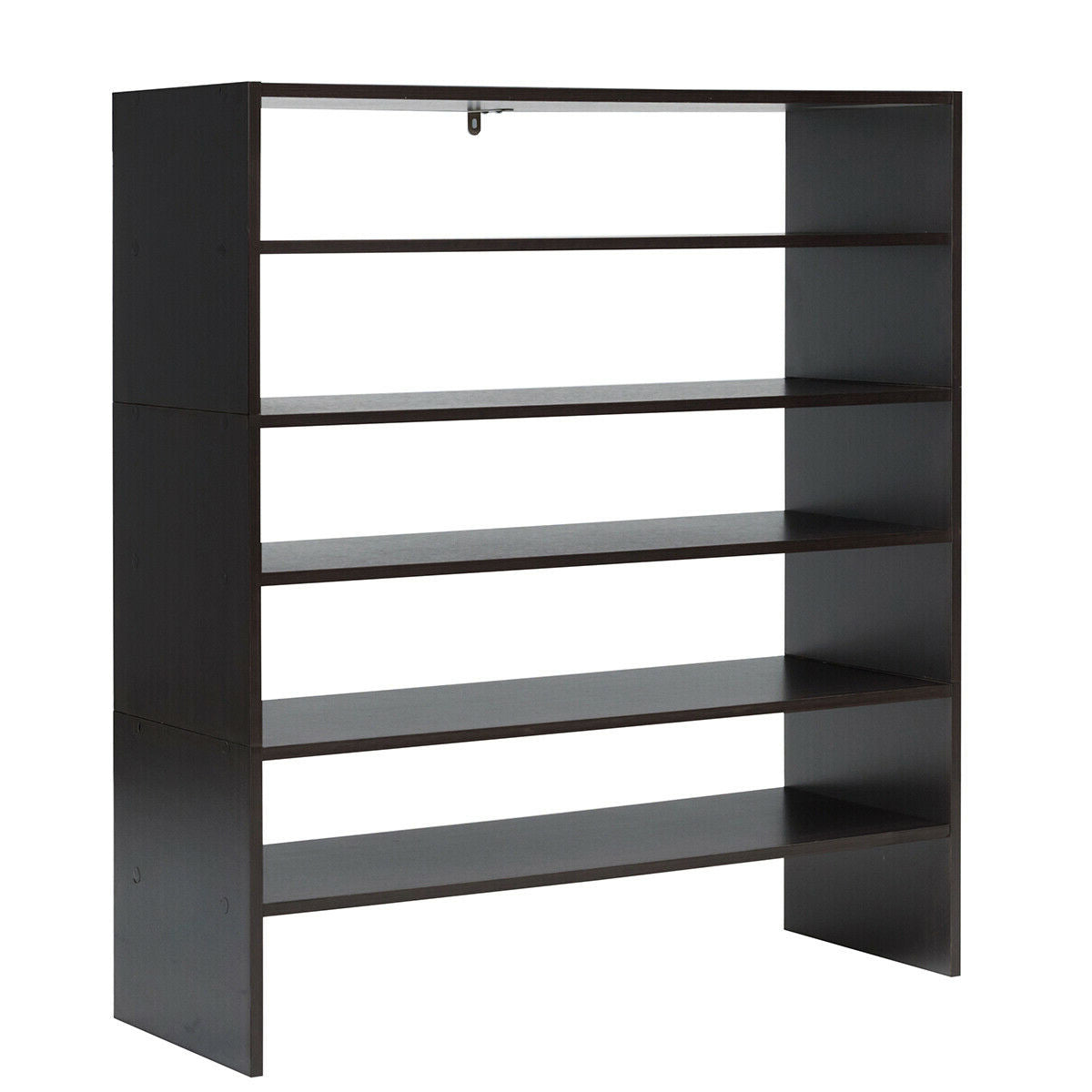 3 Piece Stackable Multi-Shape Shoe Rack, 31-Inch, Brown Shoe Racks & Storage Benches at Gallery Canada