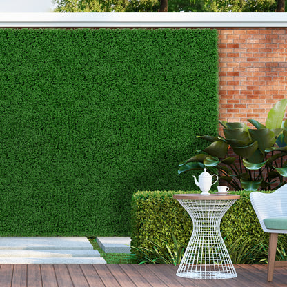 12 Artificial Grass Wall Panels, 20 x 20 Inches, Green Faux Plants at Gallery Canada