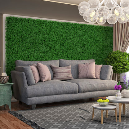 12 Artificial Grass Wall Panels, 20 x 20 Inches, Green Faux Plants at Gallery Canada