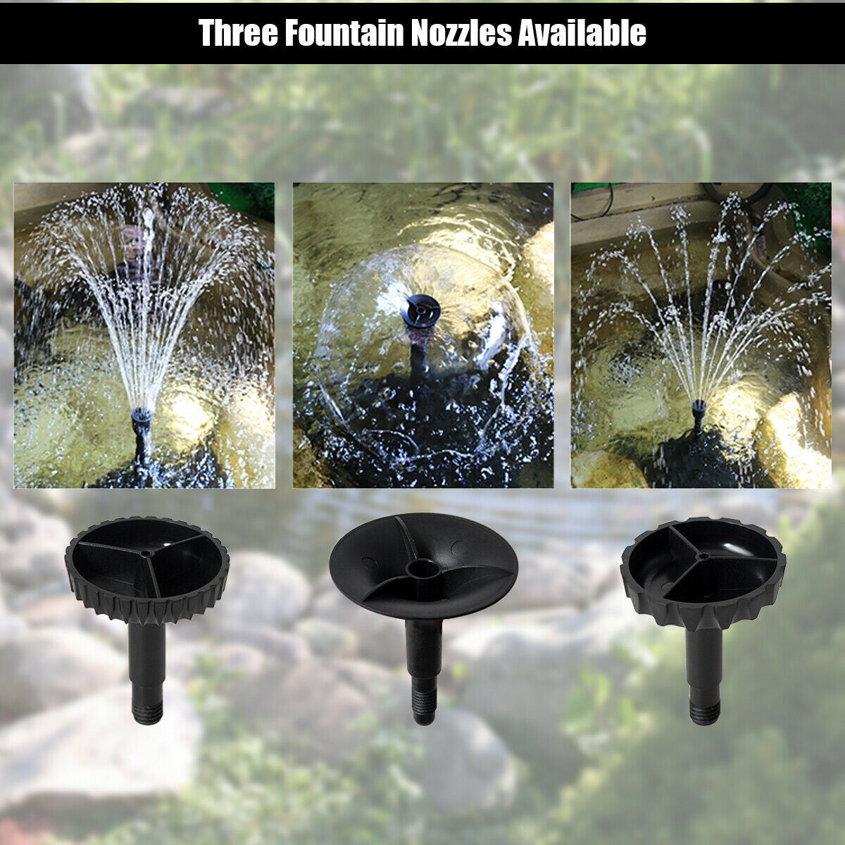 660 GPH Pond Filter Pump With Sterilizer And Fountain Jet, Black Watering & Irrigation at Gallery Canada