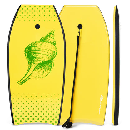 Lightweight Surfing Bodyboard, M, Yellow Surfing Yellow at Gallery Canada