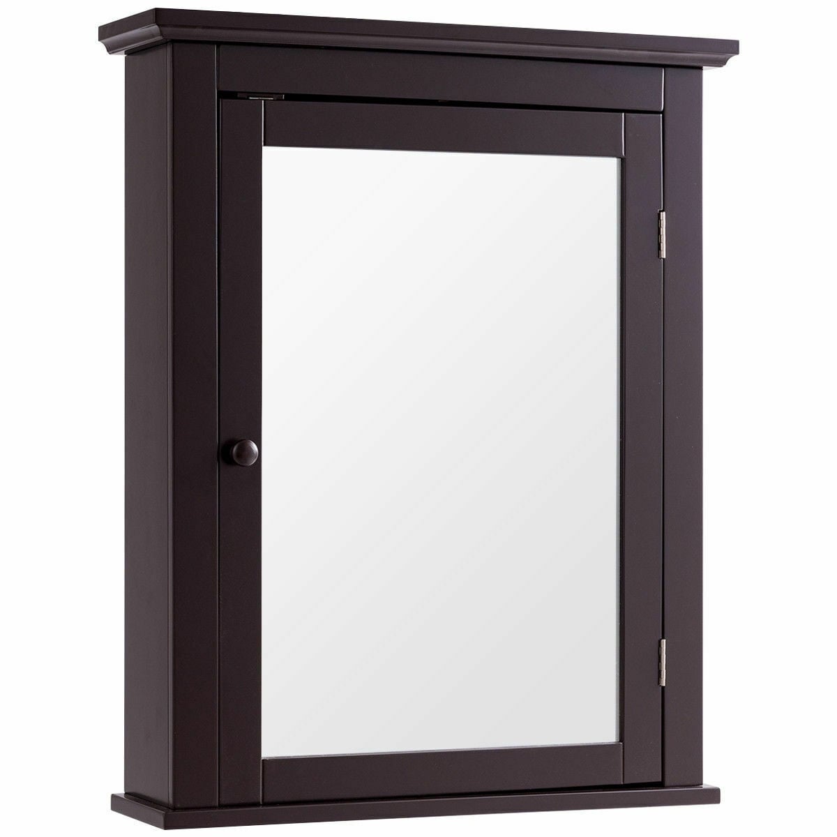 Wall Mounted Medicine Cabinet, Brown Wall Cabinets Brown at Gallery Canada