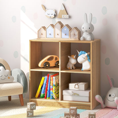 4-Cube Kids Bookcase, Open Shelves, Natural Bookcases at Gallery Canada