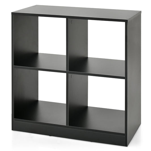 4-Cube Kids Bookcase, Open Shelves, Black Bookcases Black at Gallery Canada