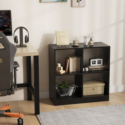 4-Cube Kids Bookcase, Open Shelves, Black Bookcases at Gallery Canada