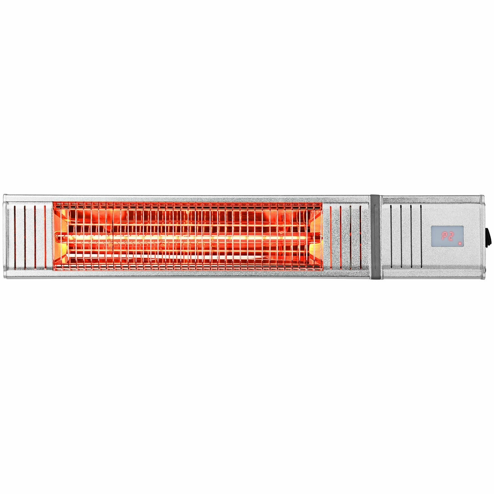 1500W Infrared Patio Heater, With Remote & Timer, Silver Space Heaters at Gallery Canada