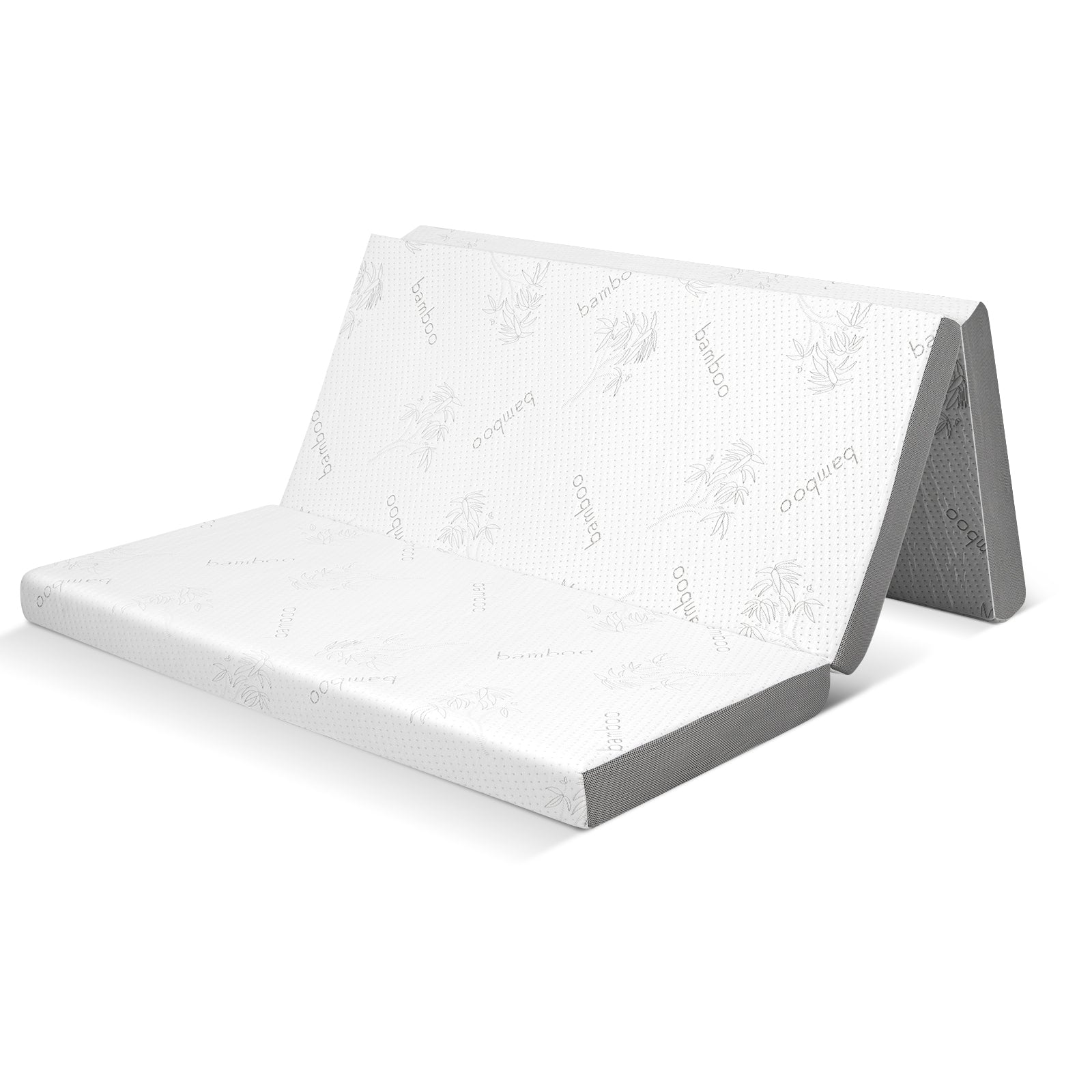 4 Inch Tri-Fold Cooling Gel Memory Foam Mattress, Queen Size Mattresses at Gallery Canada