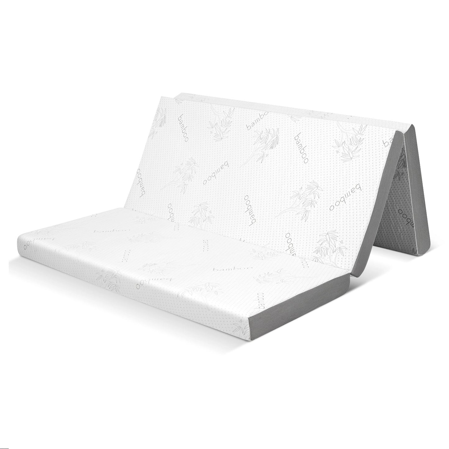 4 Inch Tri-Fold Cooling Gel Memory Foam Mattress, Full Size Mattresses at Gallery Canada