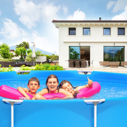 Round Above Ground Swimming Pool, Blue Swimming Pools at Gallery Canada