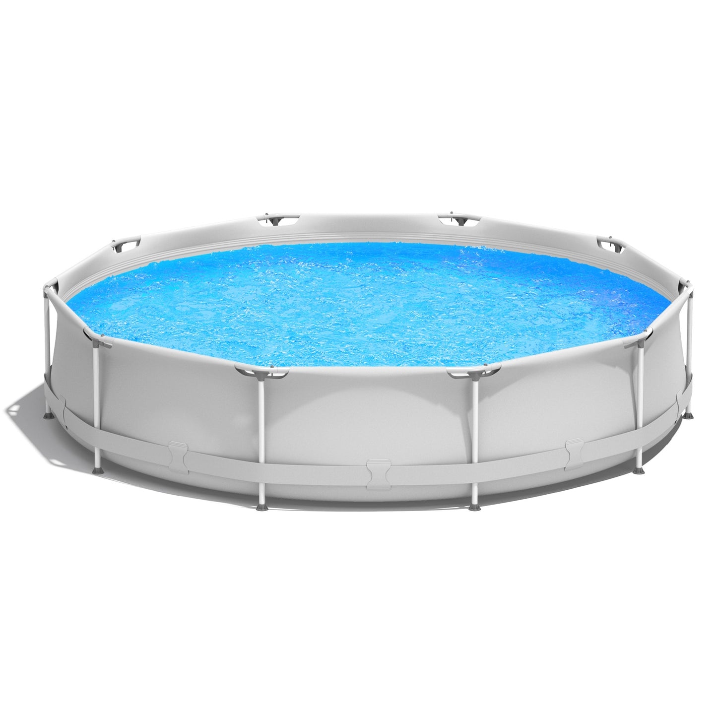 Round Above Ground Swimming Pool, Gray Swimming Pools Gray at Gallery Canada