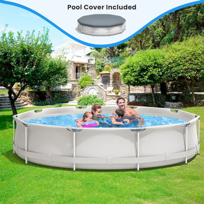 Round Above Ground Swimming Pool, Gray Swimming Pools at Gallery Canada