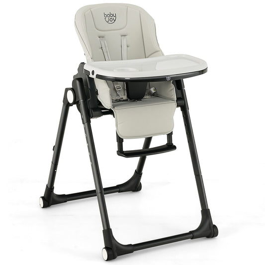 4-In-1 Baby High Chair, 6 Adjustable Heights, Gray High Chairs Gray at Gallery Canada