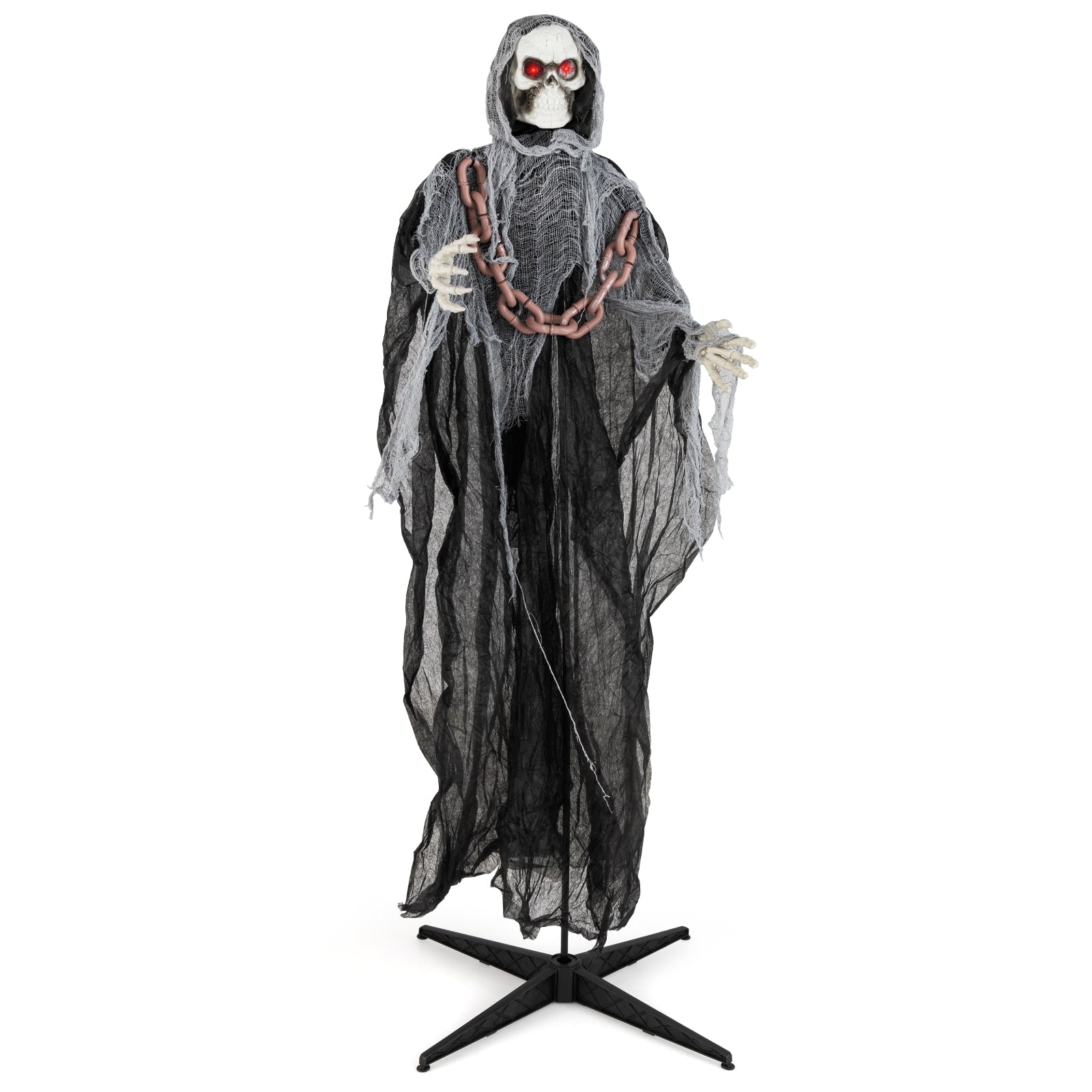 6.4 ft Halloween Grim Reaper, Lighted Eyes, Arm Movement, Terrifying Sounds Halloween Options at Gallery Canada