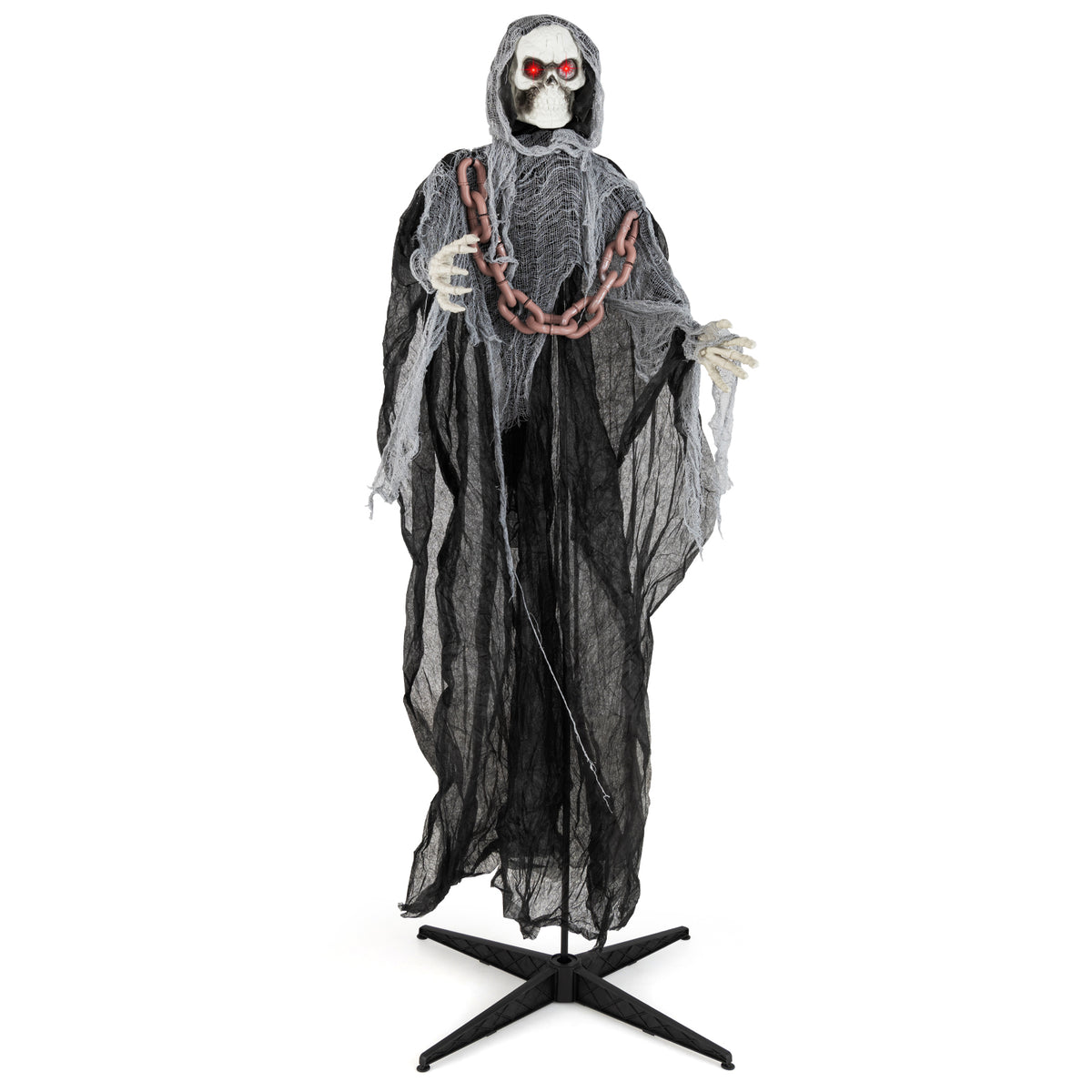 6.4 ft Halloween Grim Reaper, Lighted Eyes, Arm Movement, Terrifying Sounds Halloween Options at Gallery Canada