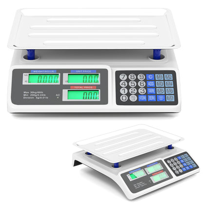 66lb Price Computing Scale, Commercial Food Scale, Dual LCD Kitchen Tools at Gallery Canada