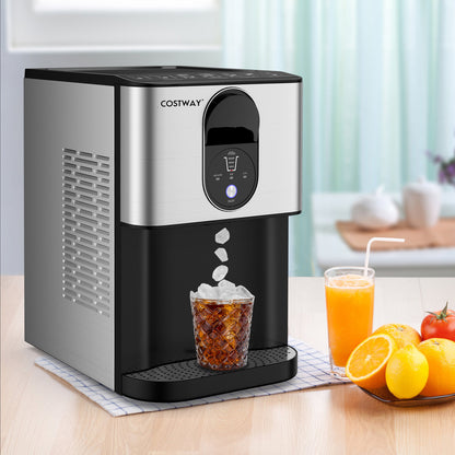 Countertop Nugget Ice Maker, Soft Chewable Pellet Ice, Silver Ice Makers at Gallery Canada