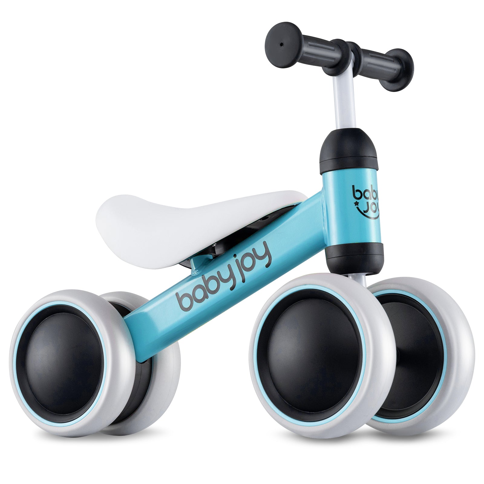 Baby Balance Bike, 2 Years Old, No Pedal, 4 Wheels, Blue Balance Bikes at Gallery Canada