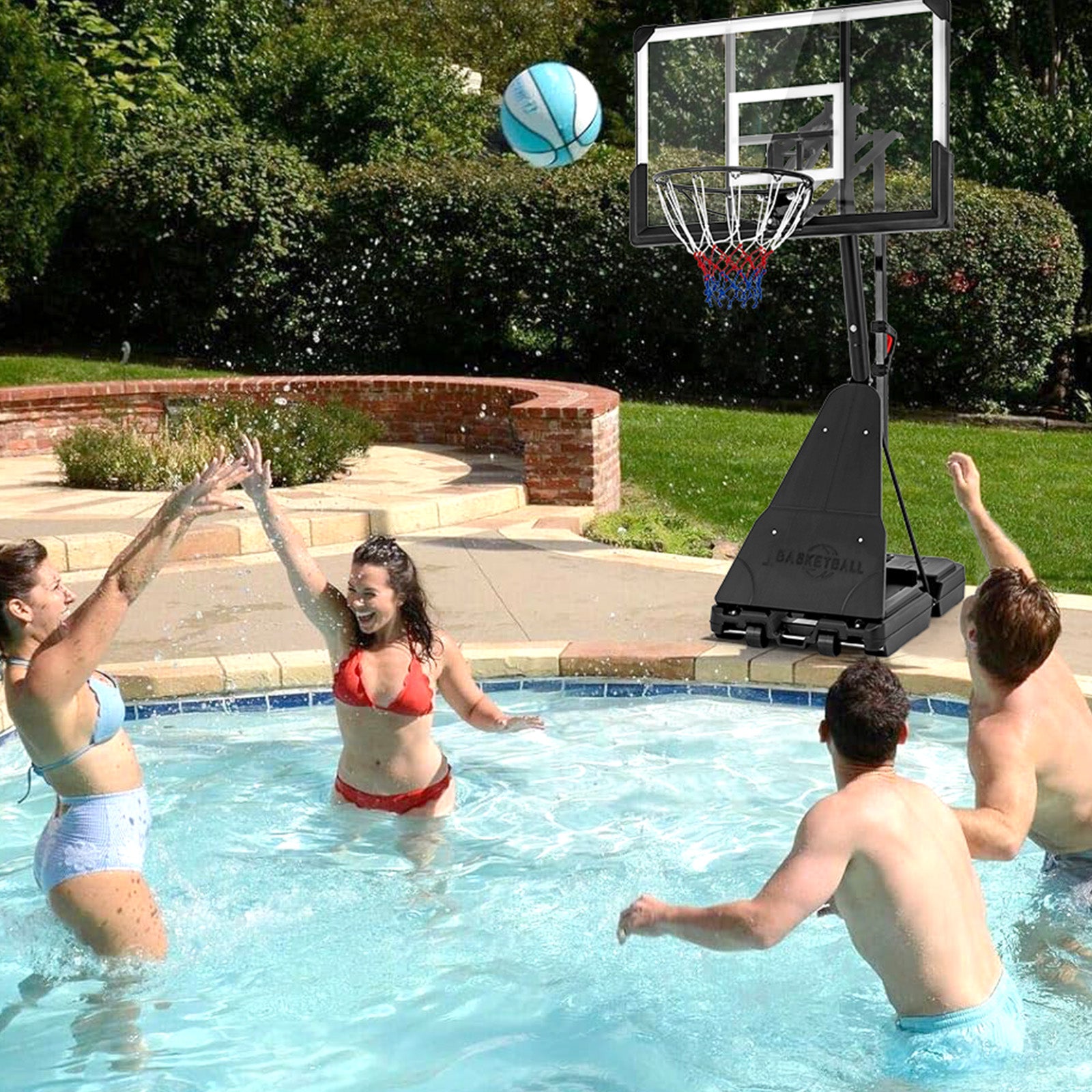 Height Adjustable Portable Basketball Hoop, 4.9-10 Feet Sport Equipments at Gallery Canada