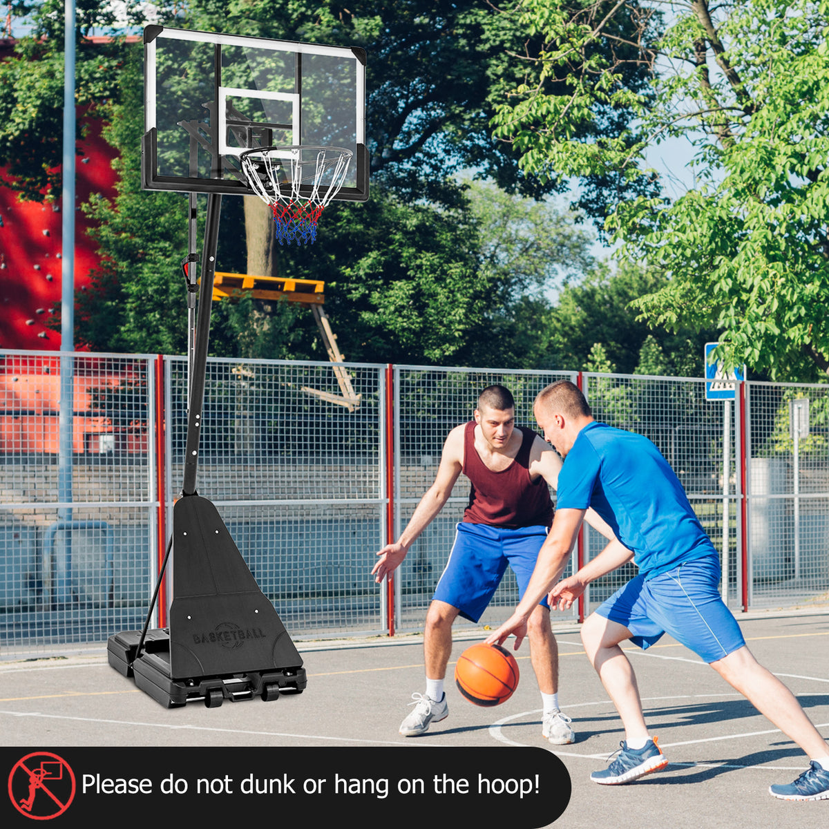 Height Adjustable Portable Basketball Hoop, 4.9-10 Feet Sport Equipments at Gallery Canada