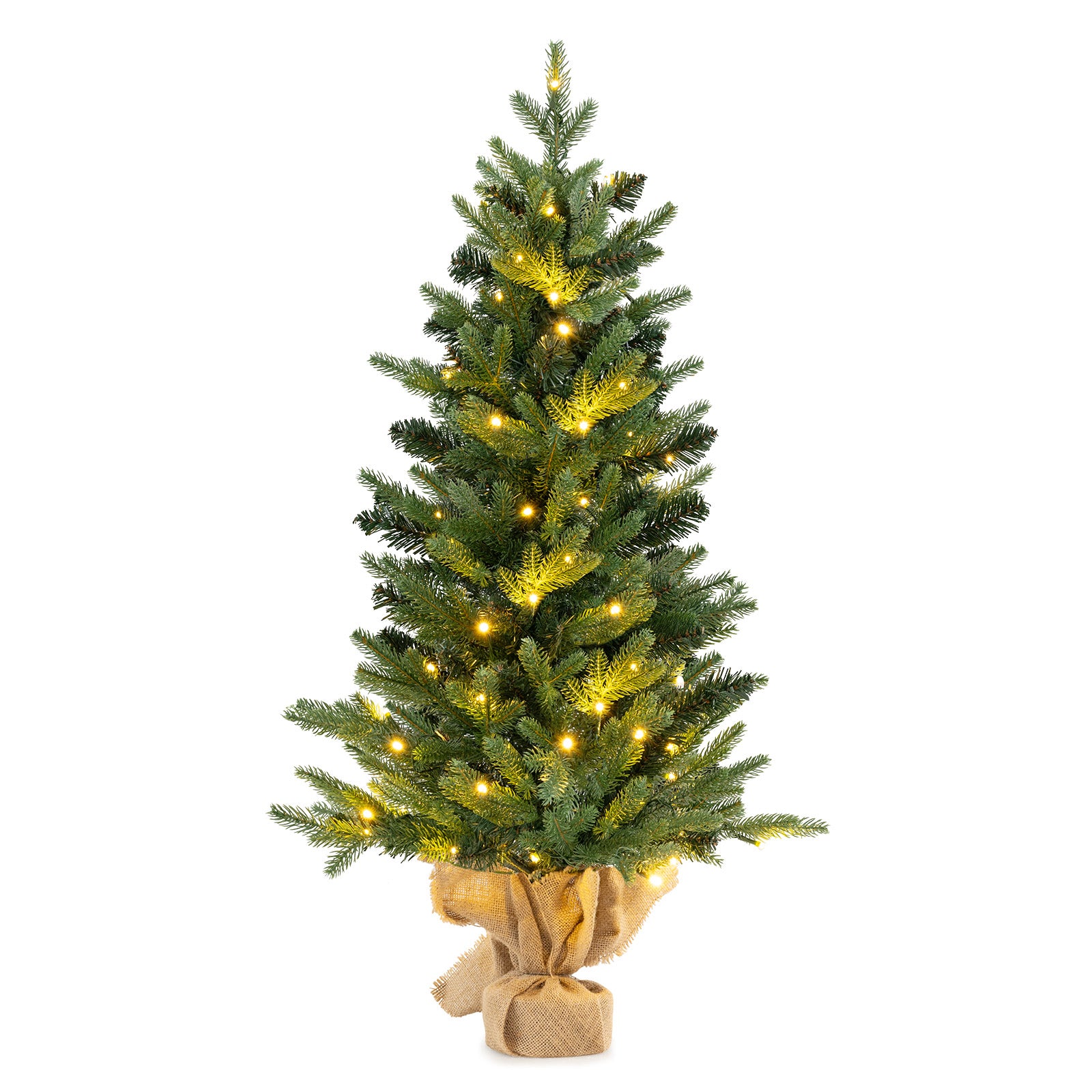 3 Feet Mini Pre-Lit Artificial Christmas Tree, Green Christmas Tree at Gallery Canada